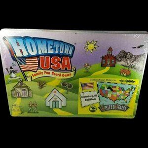 Hometown USA Gothenburg Nebraska Edition Game Local Family Fun‎ New Sealed